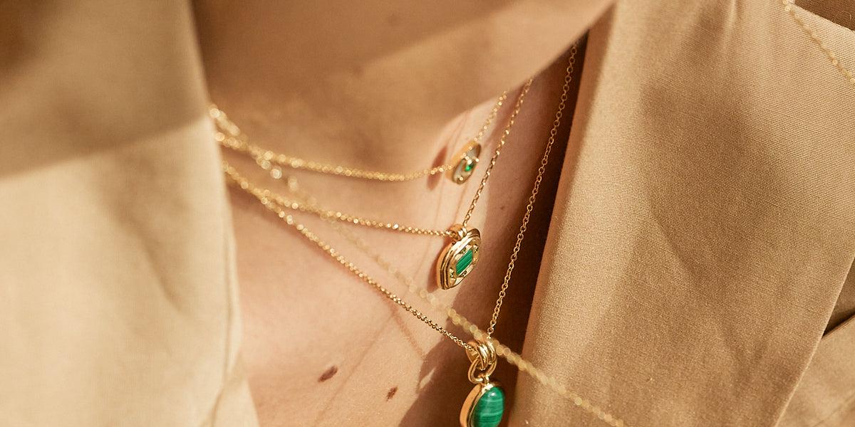 Necklaces in your image