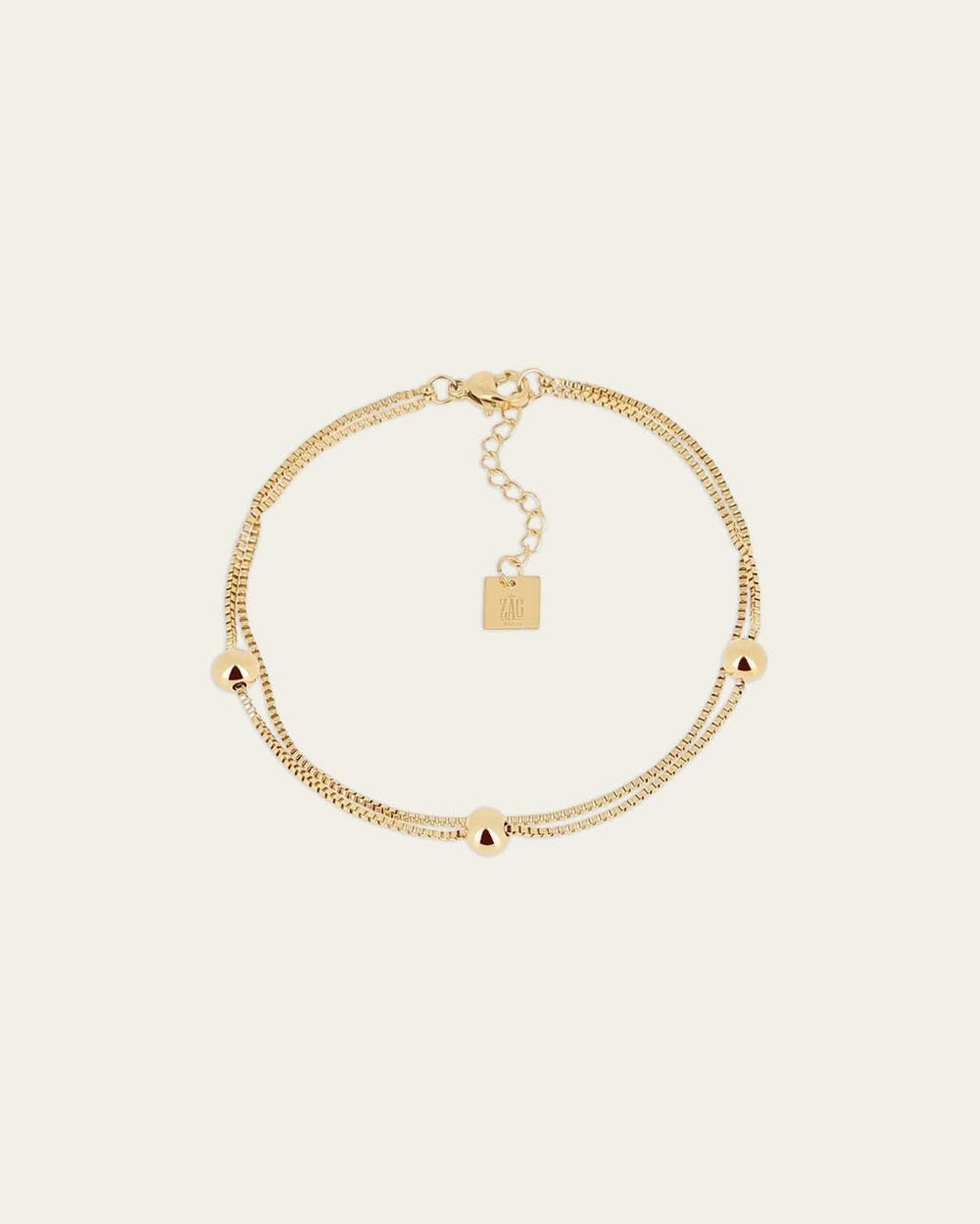 Chaine de cheville Barletta (Acier doré)