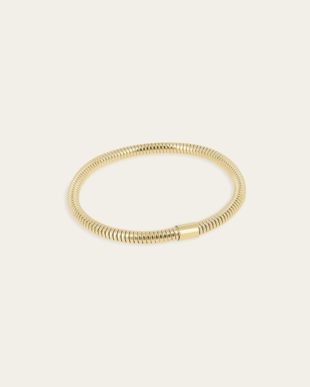 Bracelet Jonc Nadège (Acier doré)