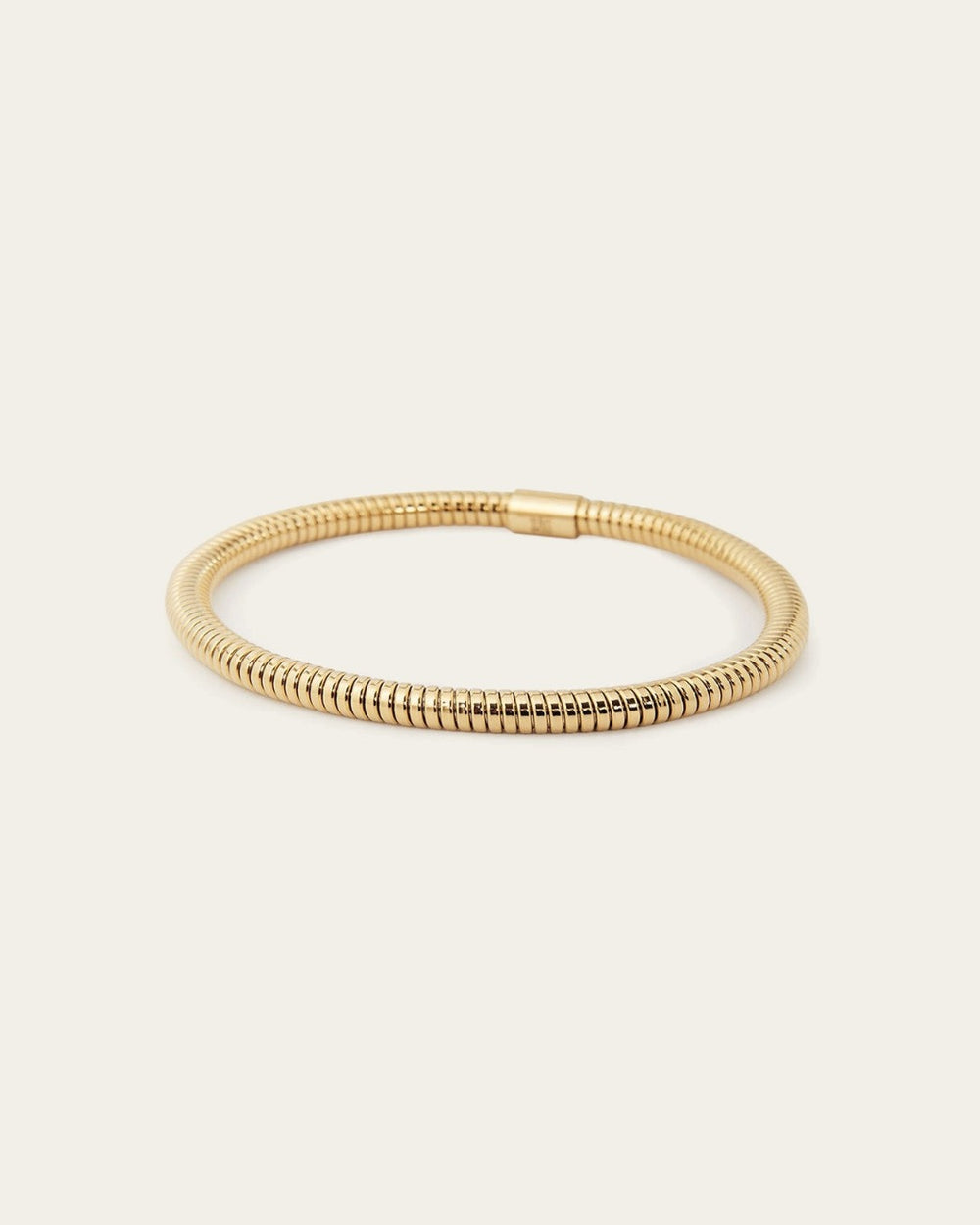 Bracelet Jonc Opale (Acier doré)