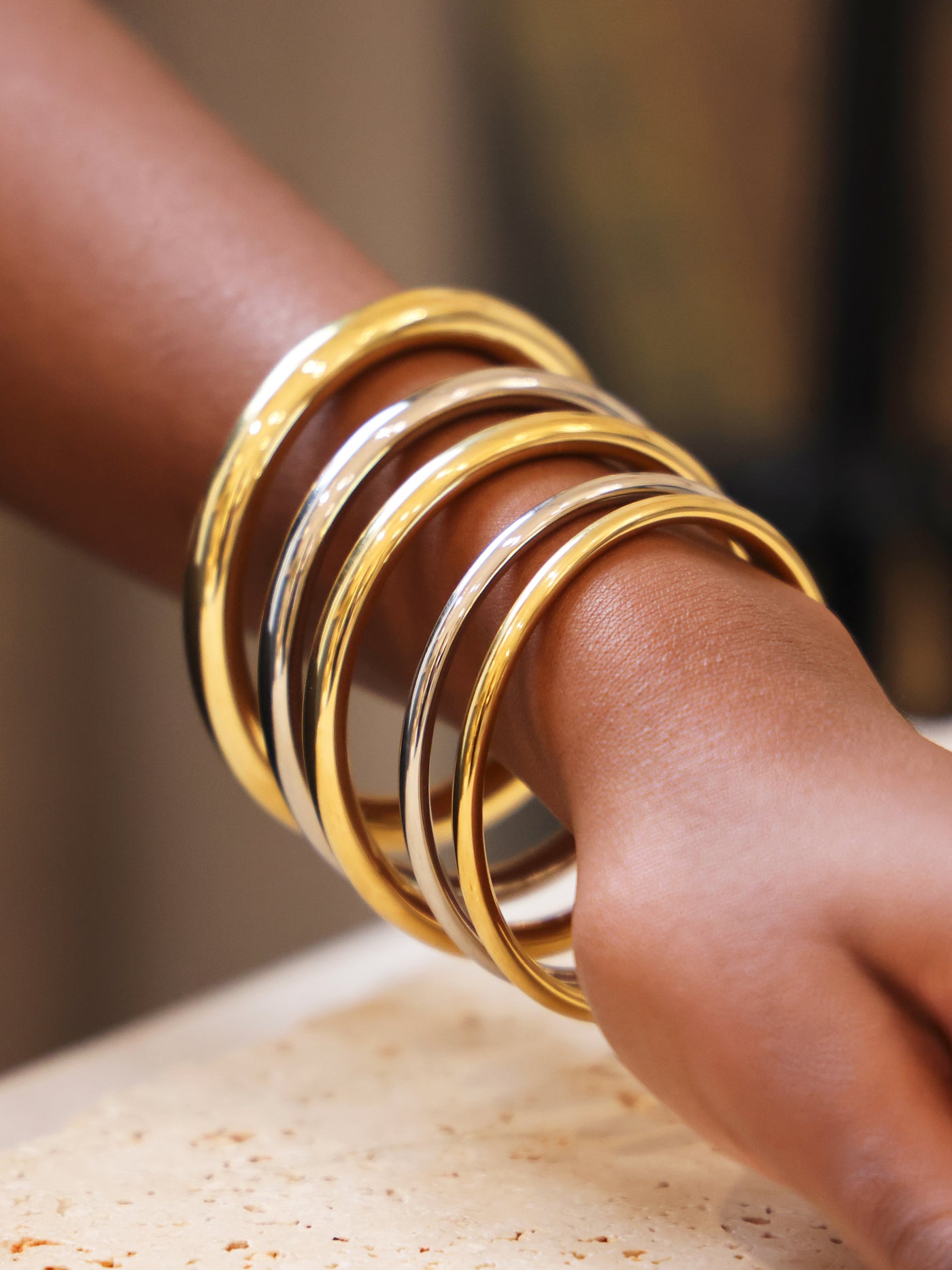 Icy Bangle Bracelet