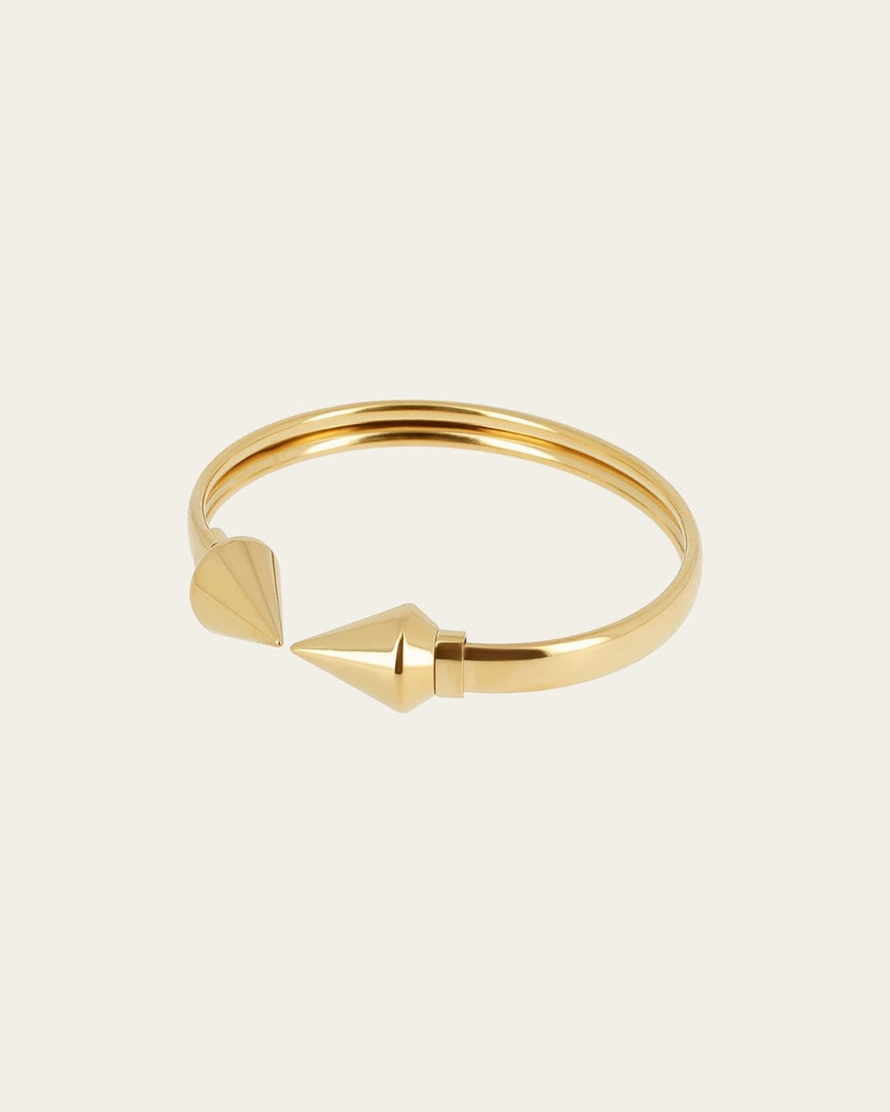 Bracelet Jonc Koch (Acier doré)