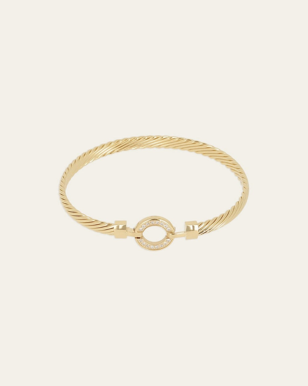 Bracelet Jonc Invalis (Acier doré)