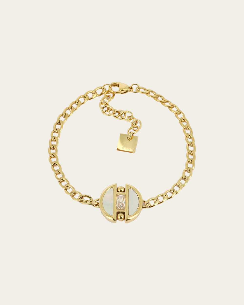 Keno bracelet (Gold-plated steel)
