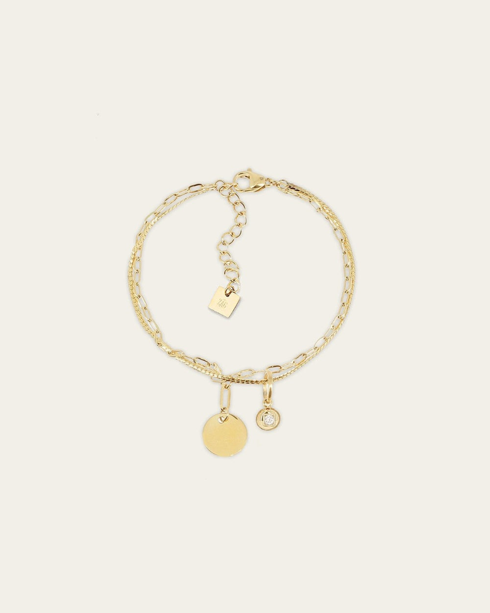 Bracelet Fretia (Acier doré)