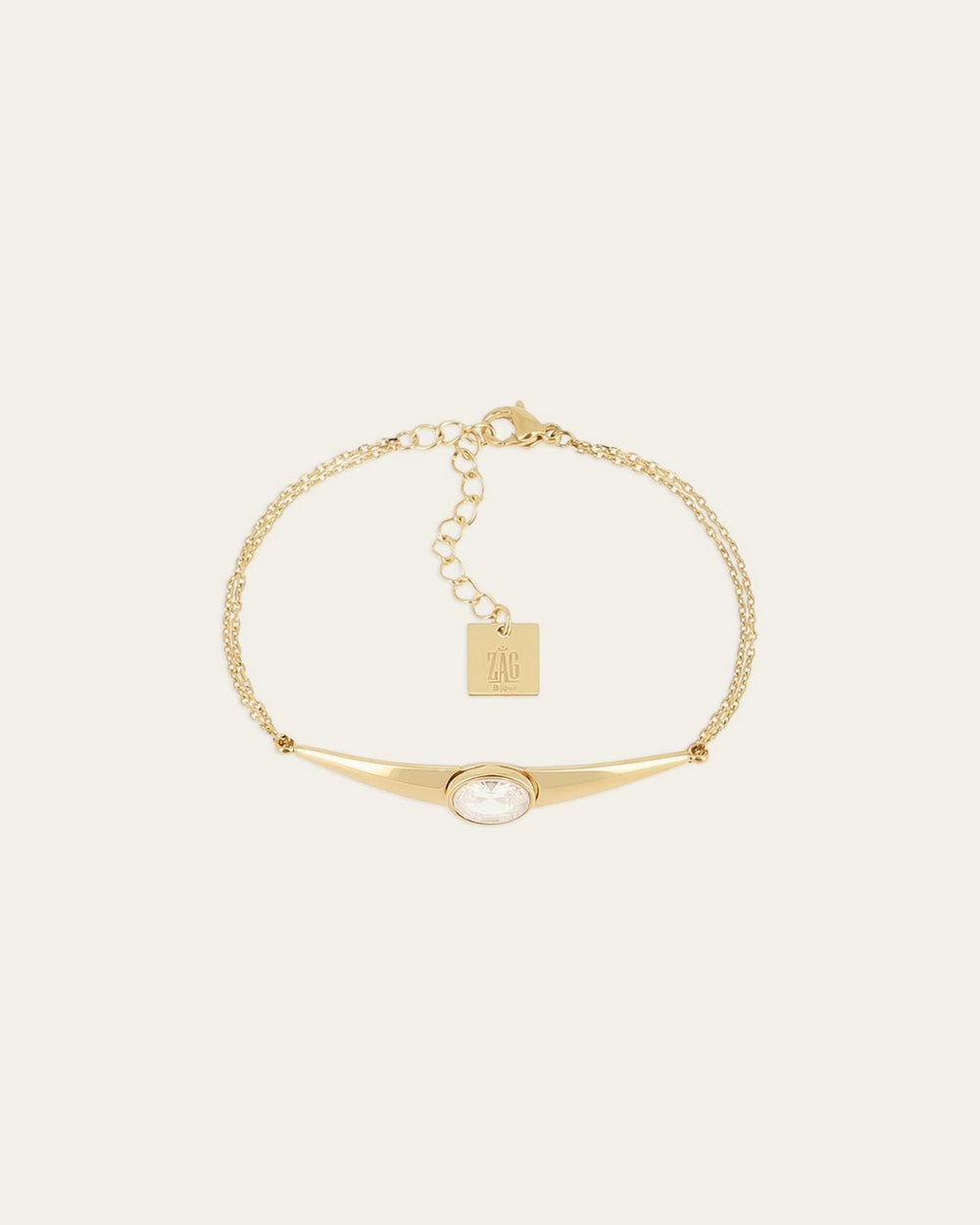 Bracelet Ornella (Acier doré)