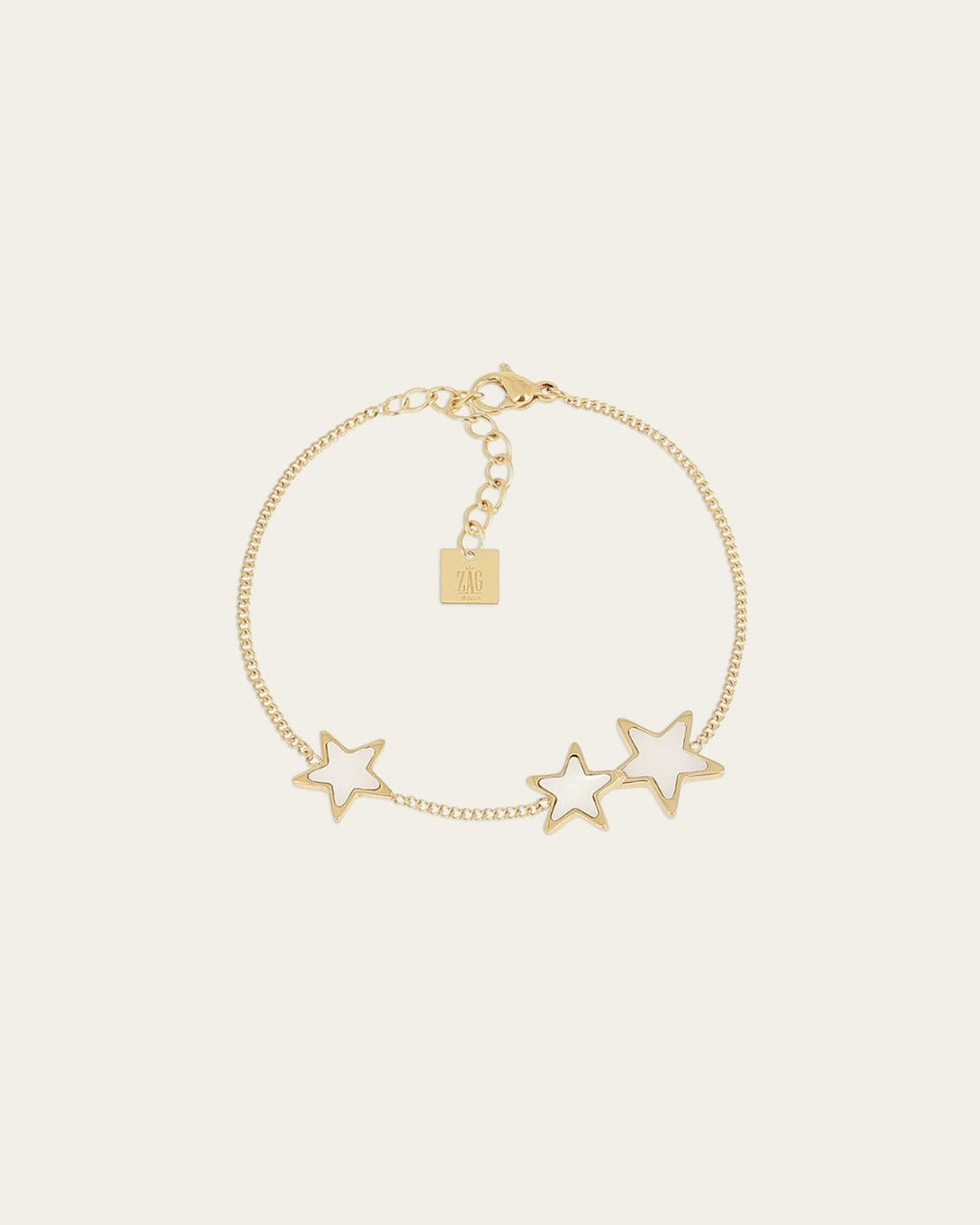 Bracelet Cyrielle (Acier doré)