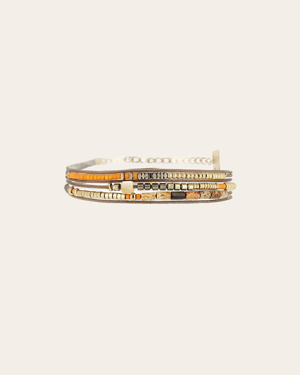 Cube Bracelet (Gold-plated steel)