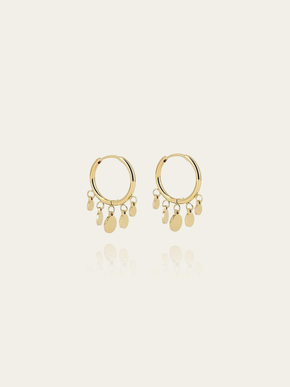 Boucles d'oreilles créoles Confettis