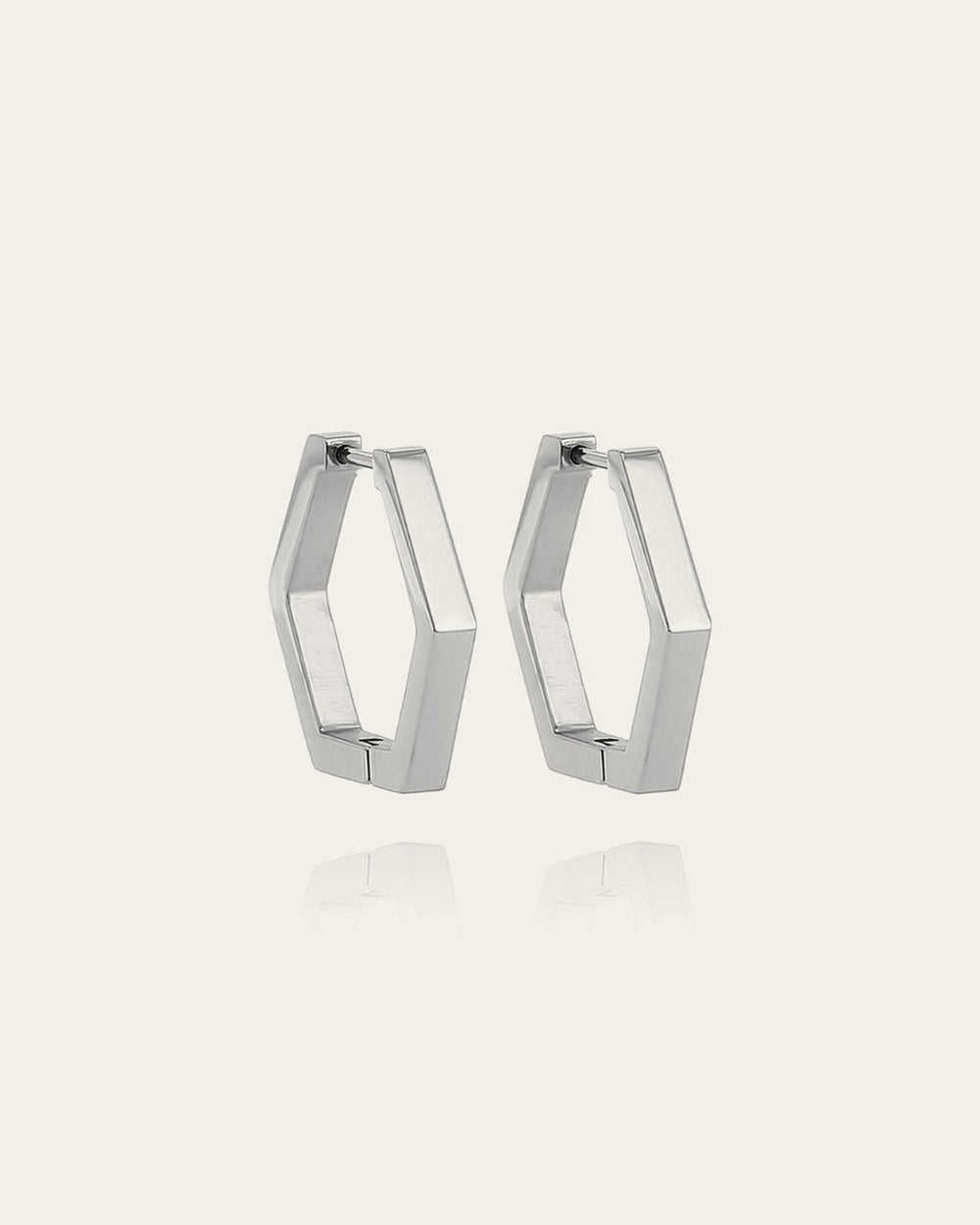 Boucles d'oreilles Octa (Acier)