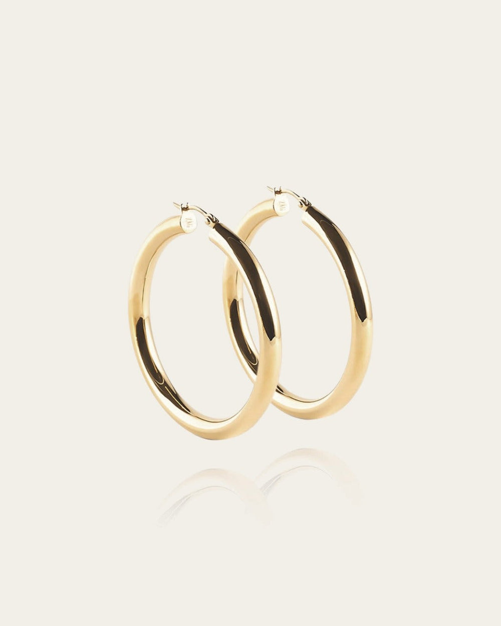 Boucles d'oreilles Mariella (Acier doré)