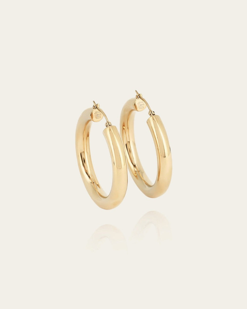 Boucles d'oreilles Manon (Acier doré)