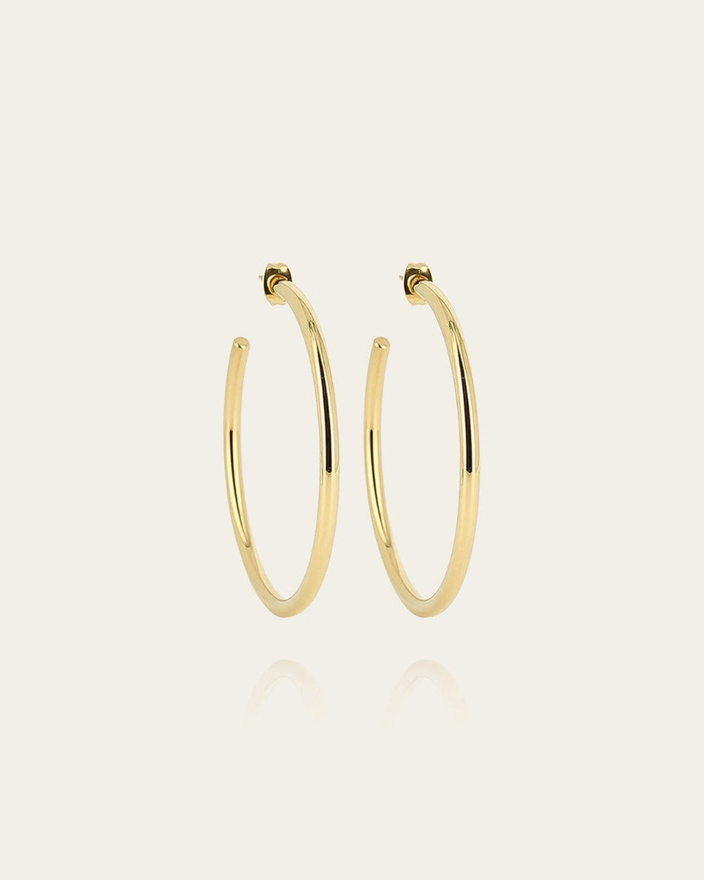Boucles d'oreilles Aliénora (Acier doré)