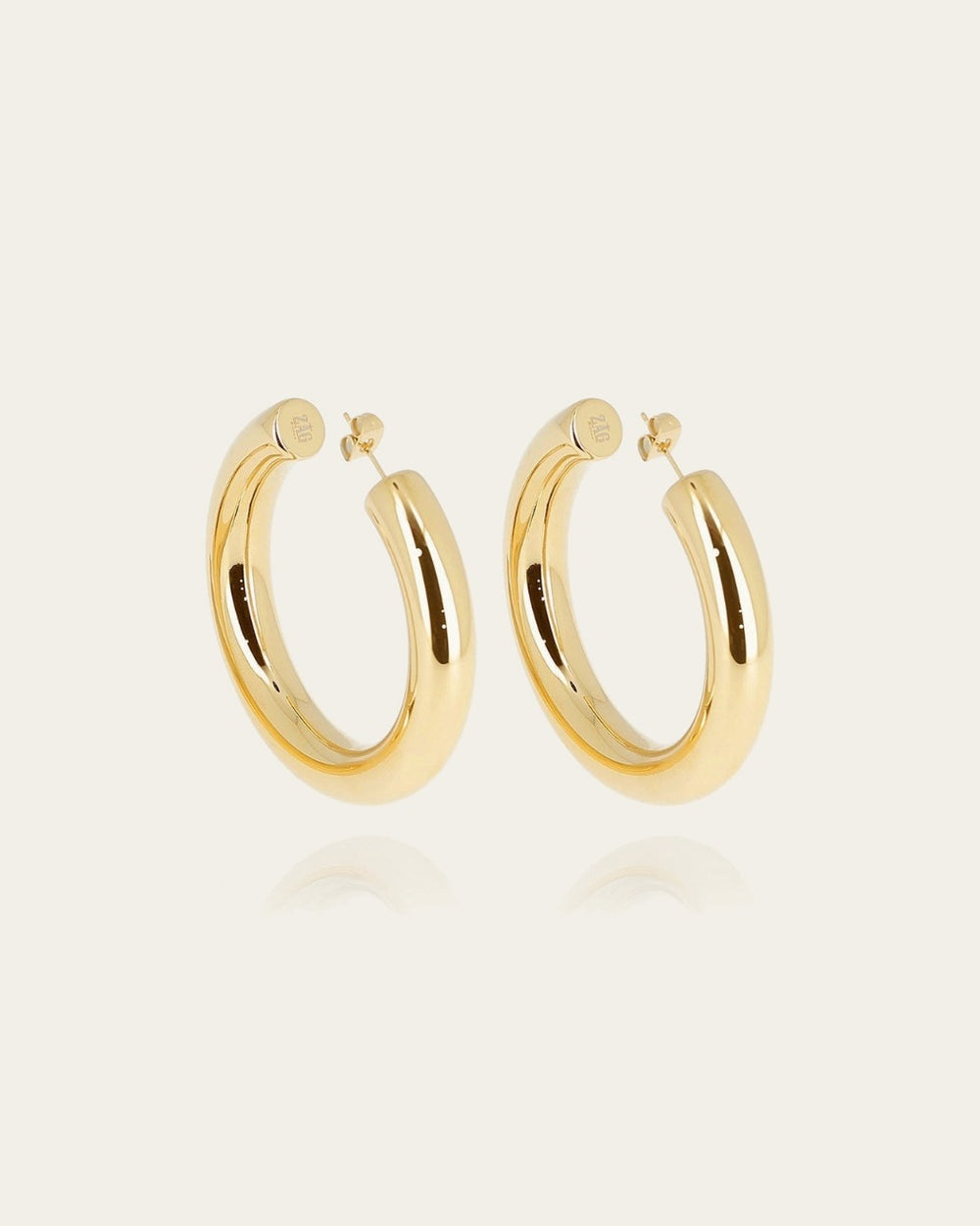Boucles d'oreilles Oxana (Acier doré)