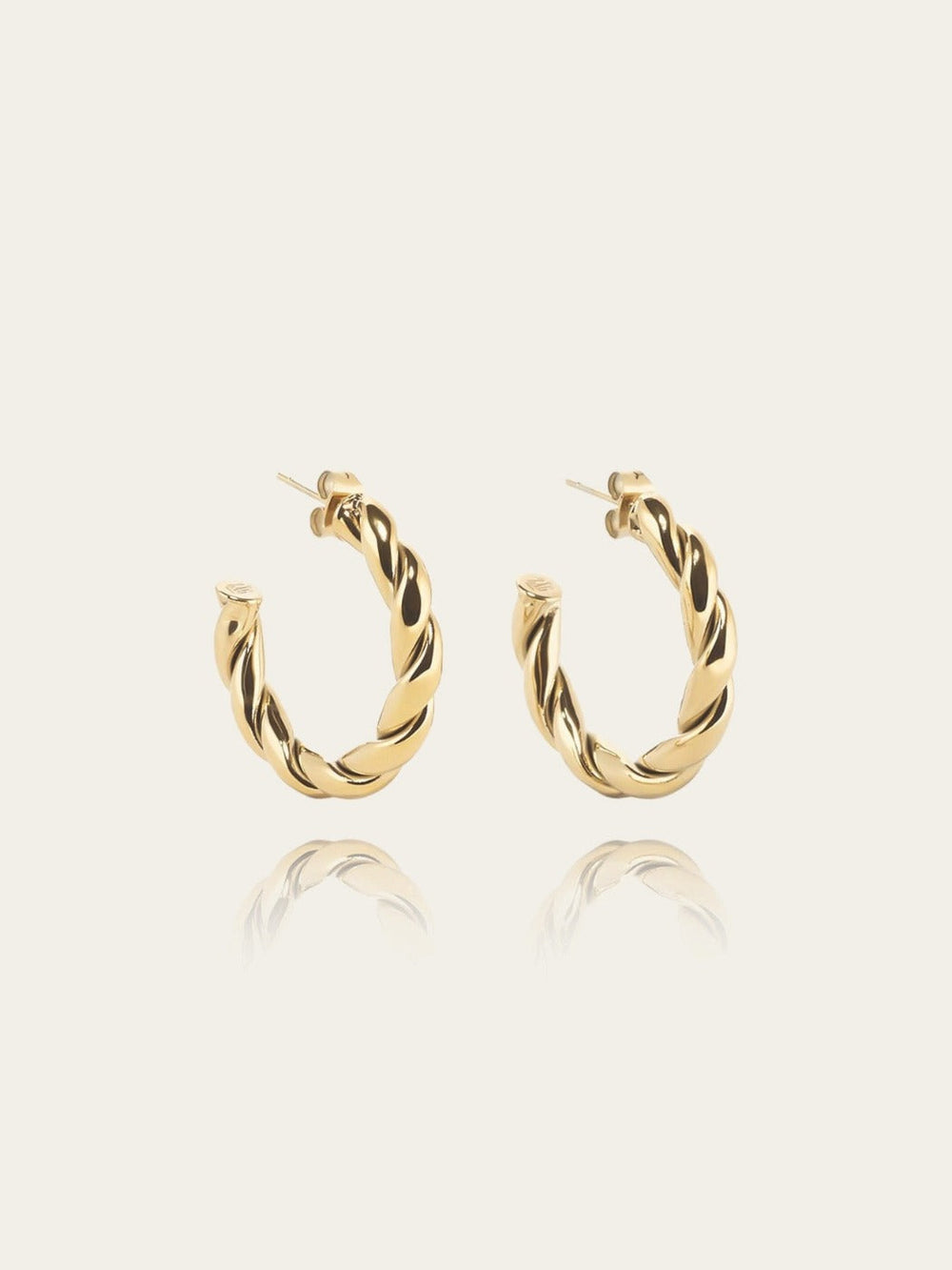 Boucles d'oreilles Torsade