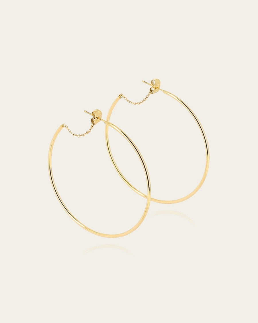 Boucles d'oreilles Resia (Acier doré)