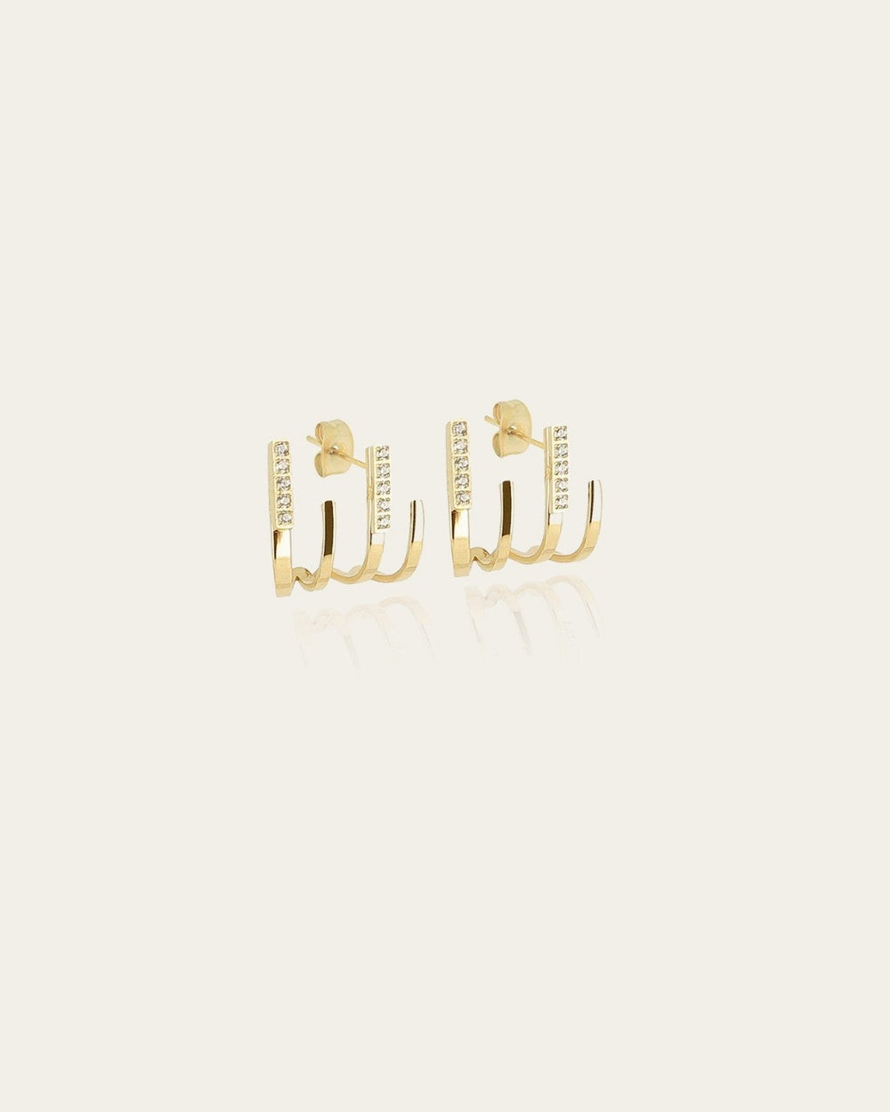 Earrings Sucre (Gold-plated steel)