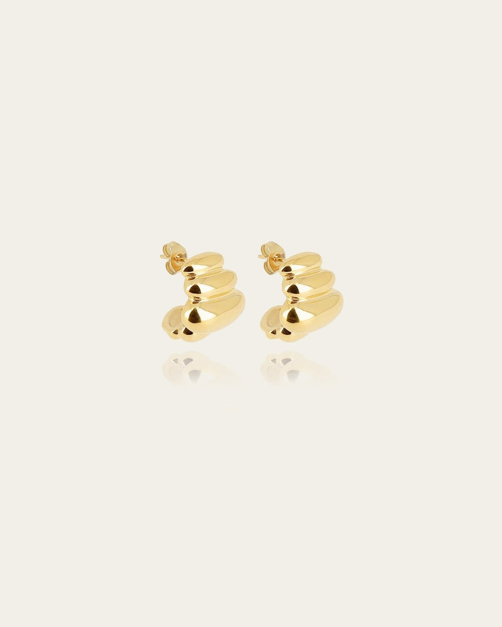 Earrings Madeleine (Gold-plated steel)