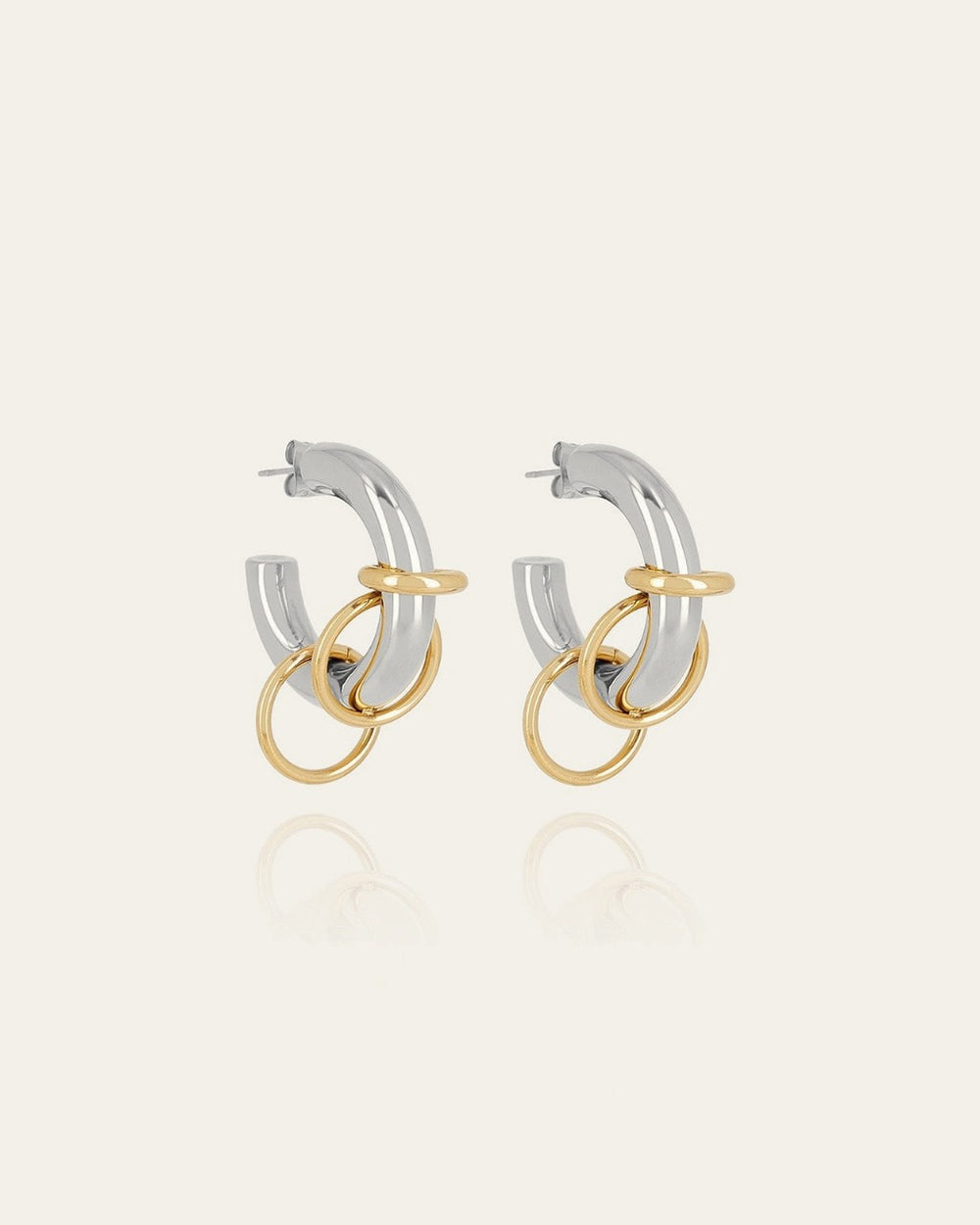 Boucles d'oreilles Francesca (Acier mix)