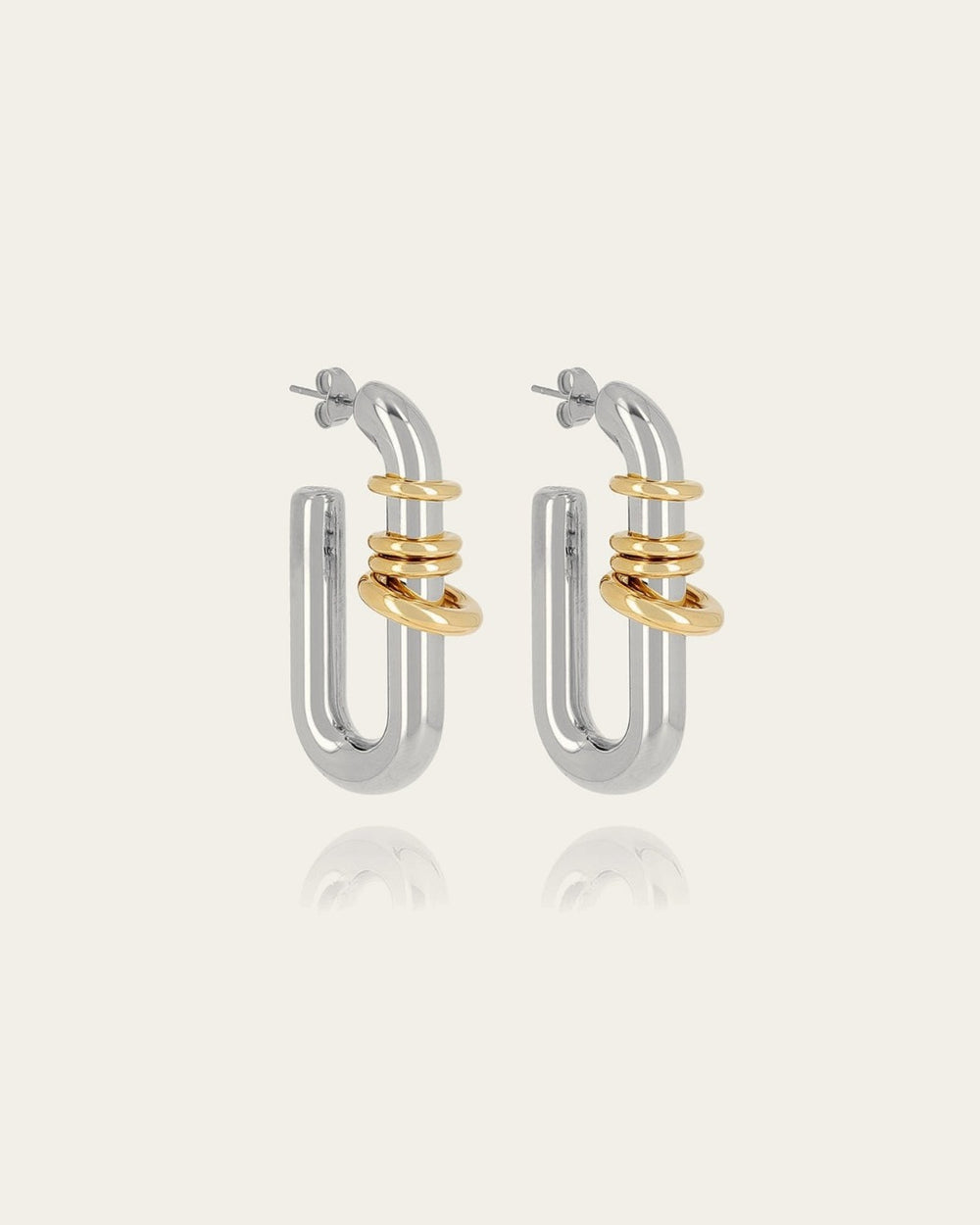 Boucles d'oreilles Edwina (Acier mix)