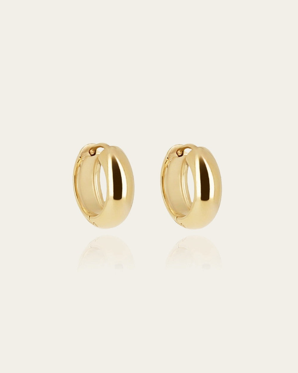 Boucles d'oreilles Tate (Acier doré)