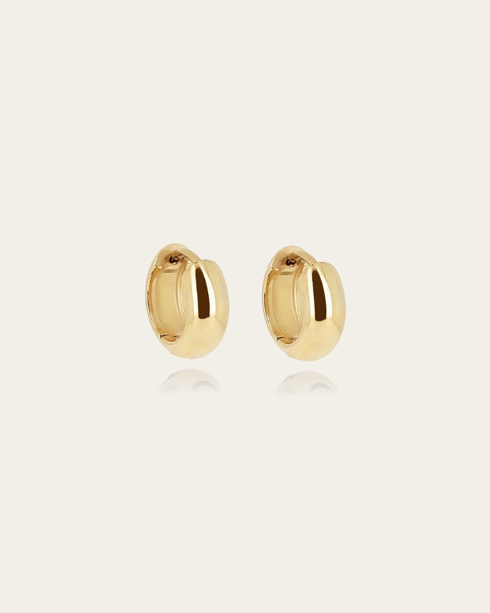 Boucles d'oreilles Perry (Acier doré)