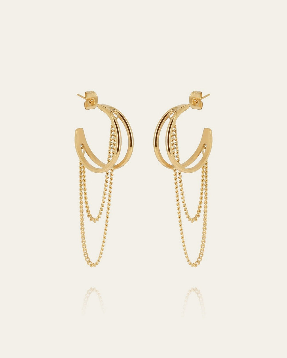 Nereal Earrings (Gold-plated steel)