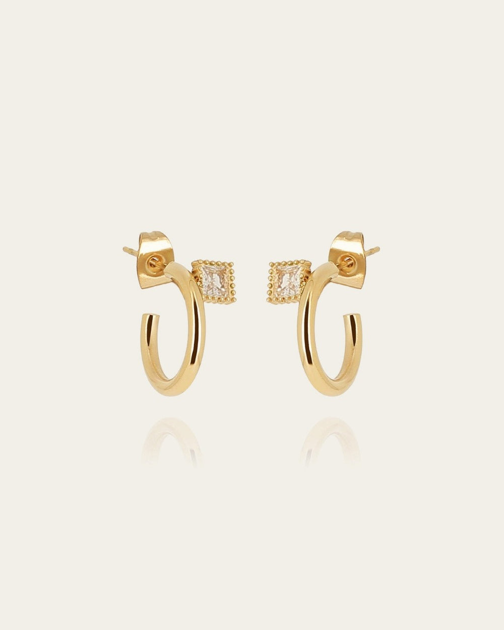 Boucles d'oreilles Villacidro (Acier doré)