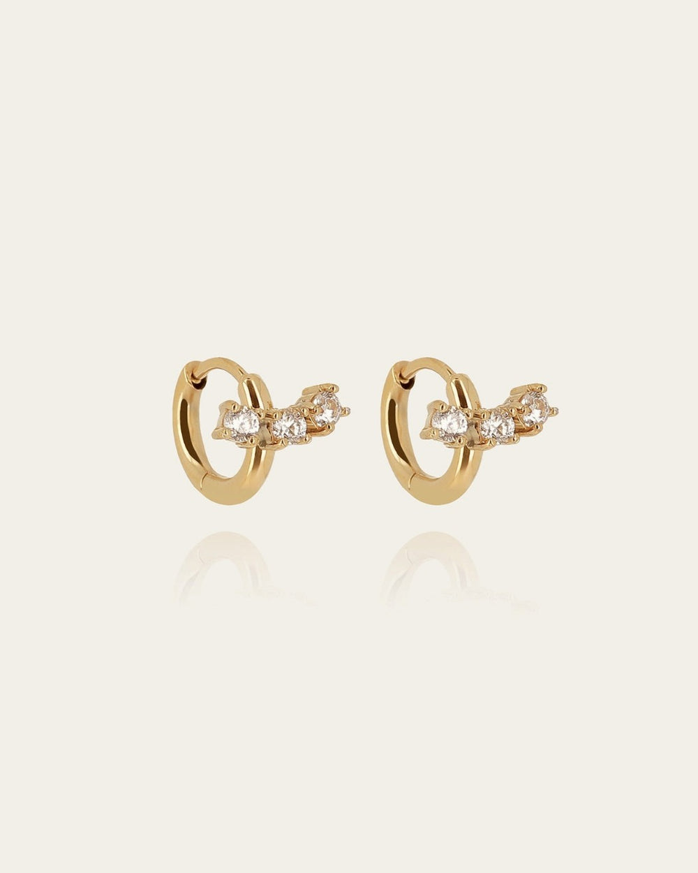 Boucles d'oreilles Sorrente (Acier doré)