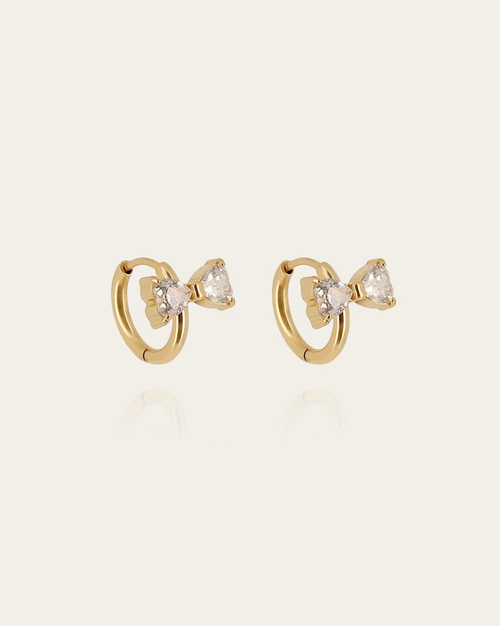 Boucles d'oreilles Svala (Acier doré)