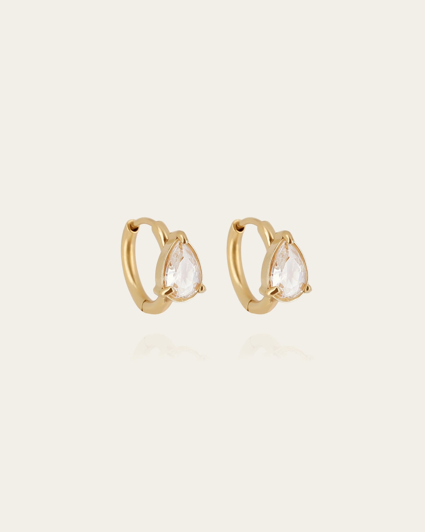 Boucles d'oreilles Aaro (Acier doré)