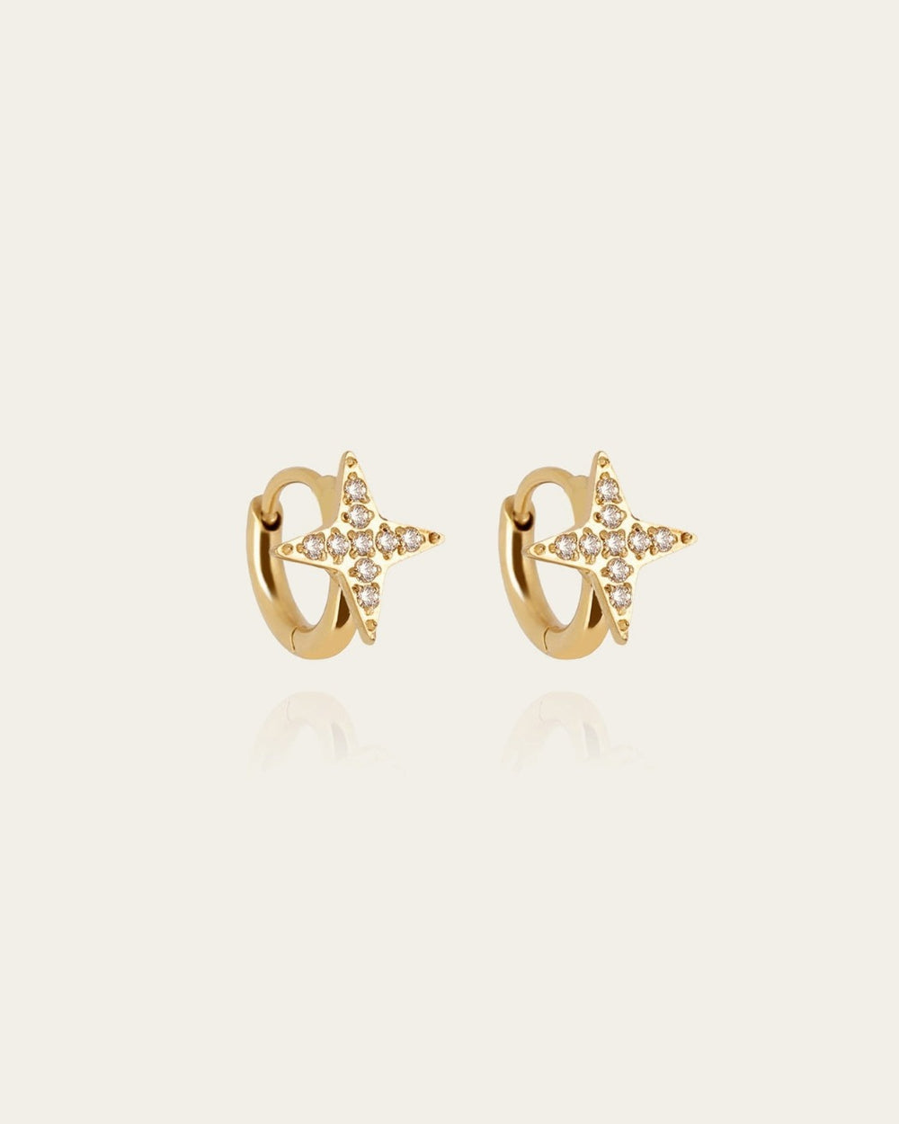 Boucles d'oreilles Lofoten (Acier doré)