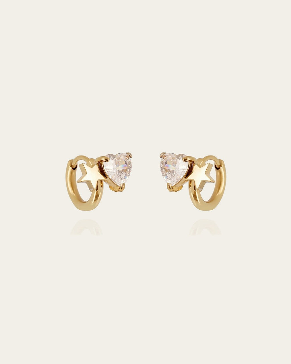 Boucles d'oreilles Lerici (Acier doré)