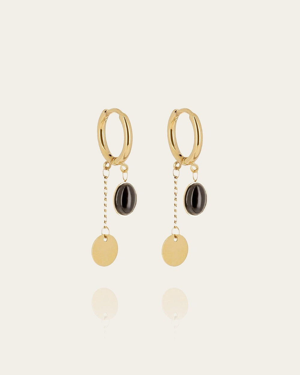 Boucles d'oreilles Valparaíso (Acier doré)