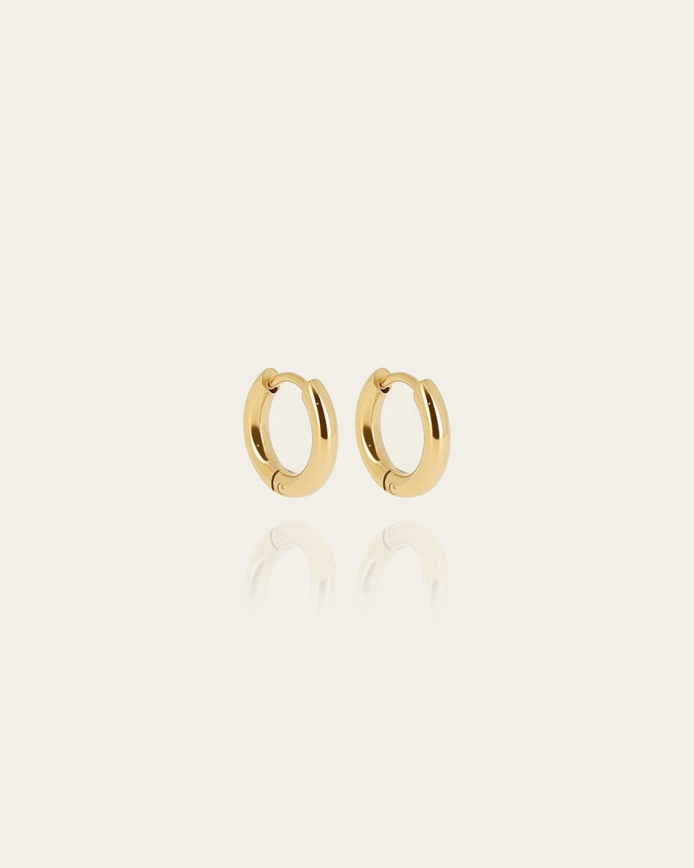 Boucles d'oreilles Martine (Acier doré)