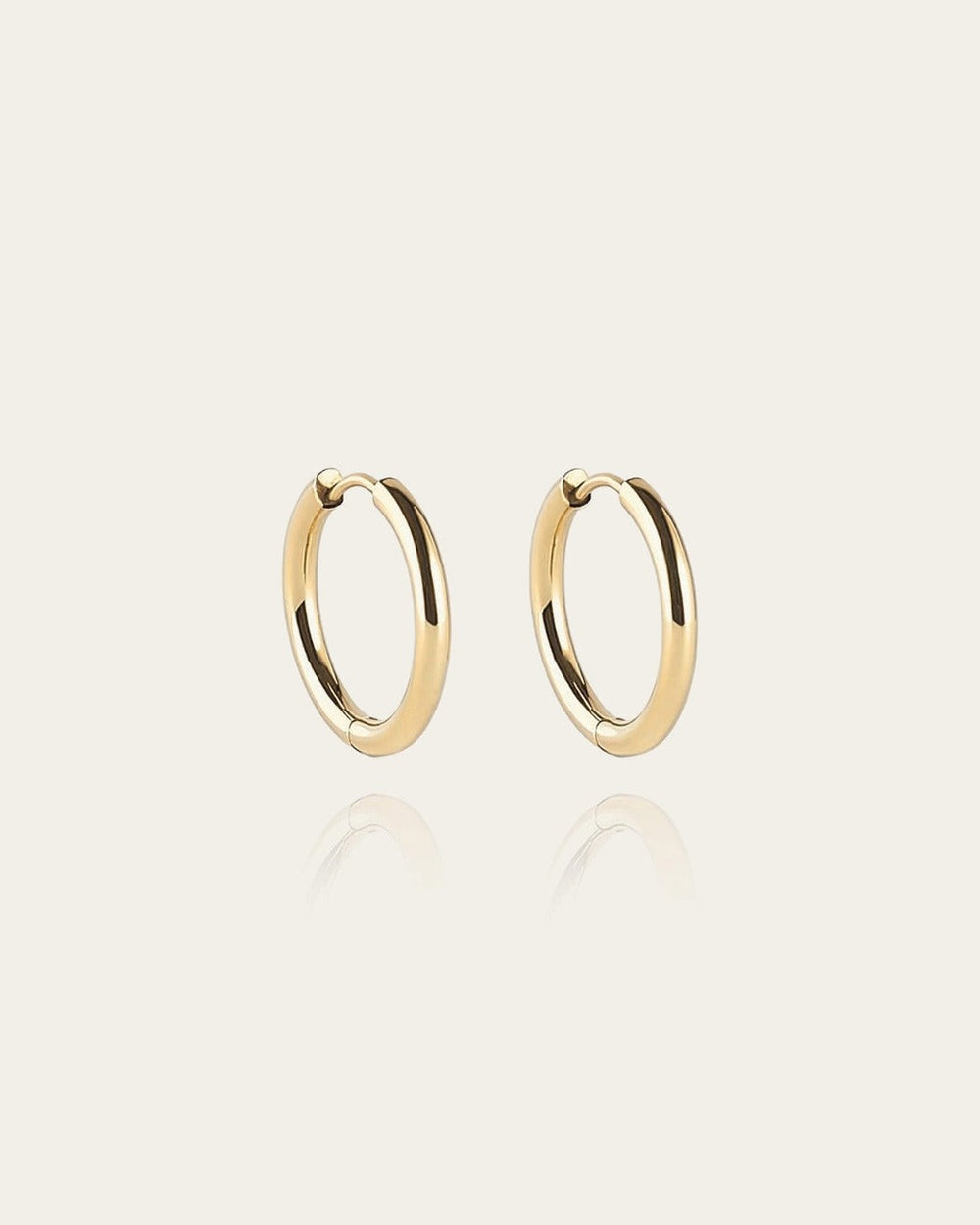 Boucles d'oreilles Rosa (Acier doré)