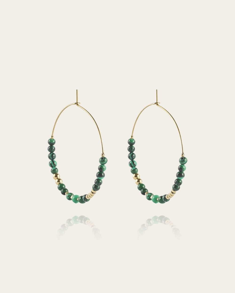 Boucles d'oreilles Favela (Acier doré)