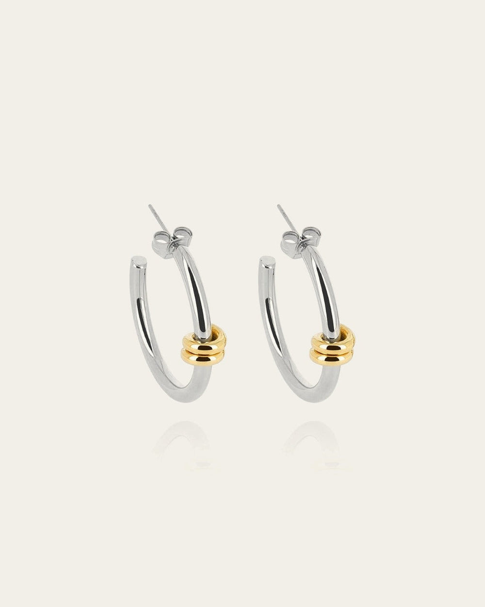 Boucles d’oreilles Pei (Acier)