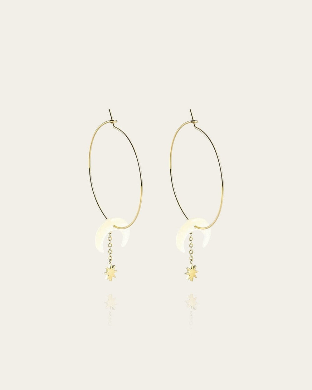 Asteria Earrings (Gold-plated steel)