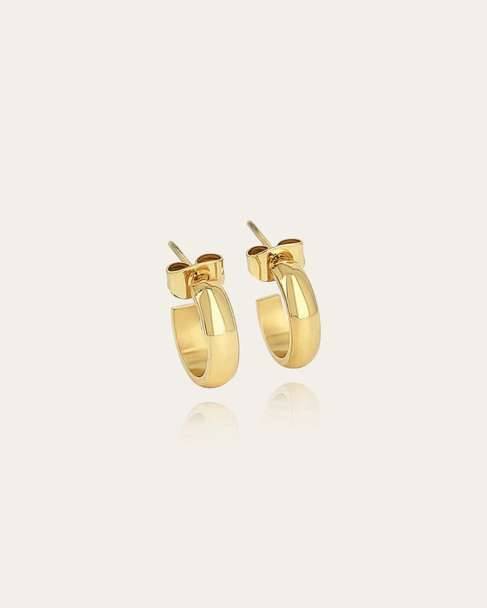 Boucles d'oreilles Lola (Acier doré)