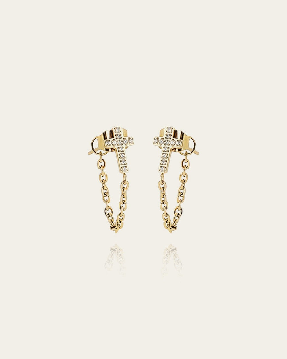 Evangelista Earrings (Gold-plated steel)