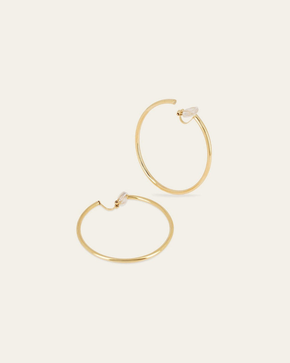 Samira Clip-on earrings (Gold-plated steel)