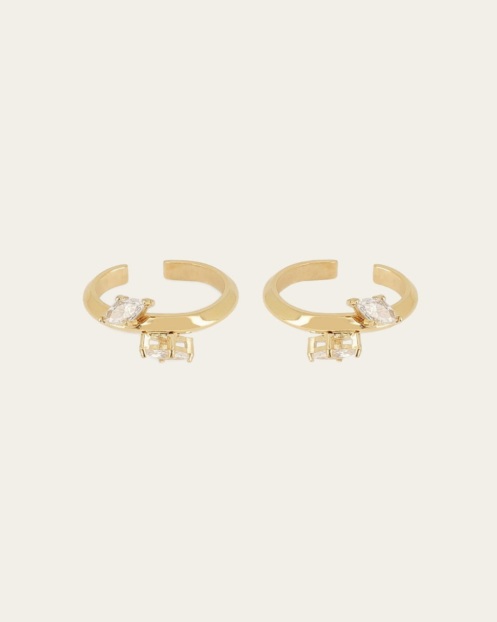 Earcuffs Aléria (Acier doré)