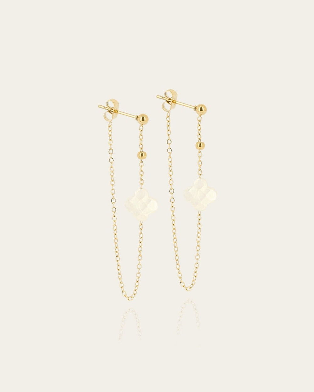 Boucles d'oreilles Velasquez (Acier doré)