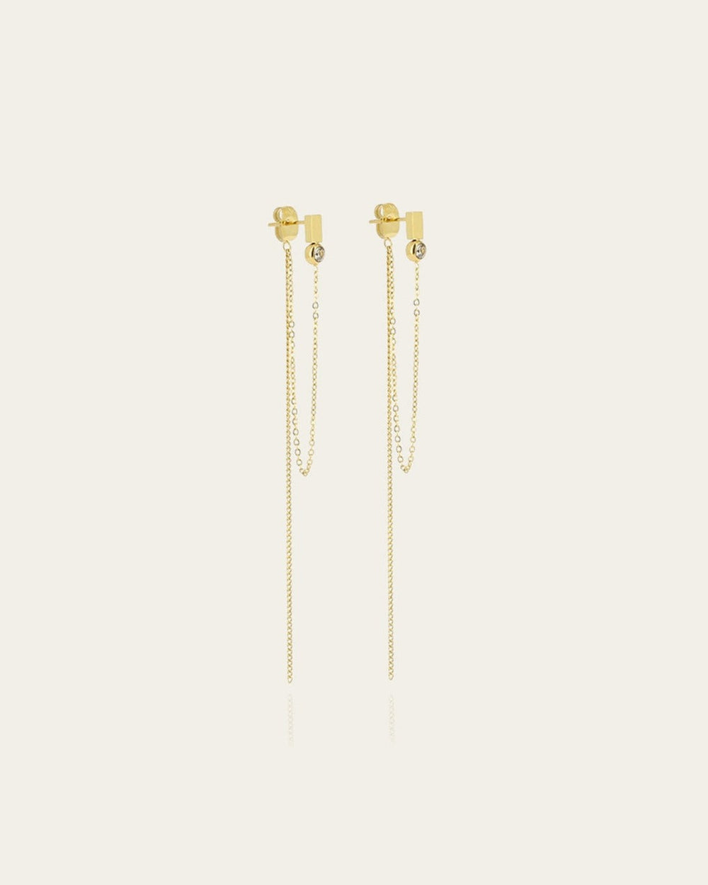 Boucles d'oreilles Siana (Acier doré)