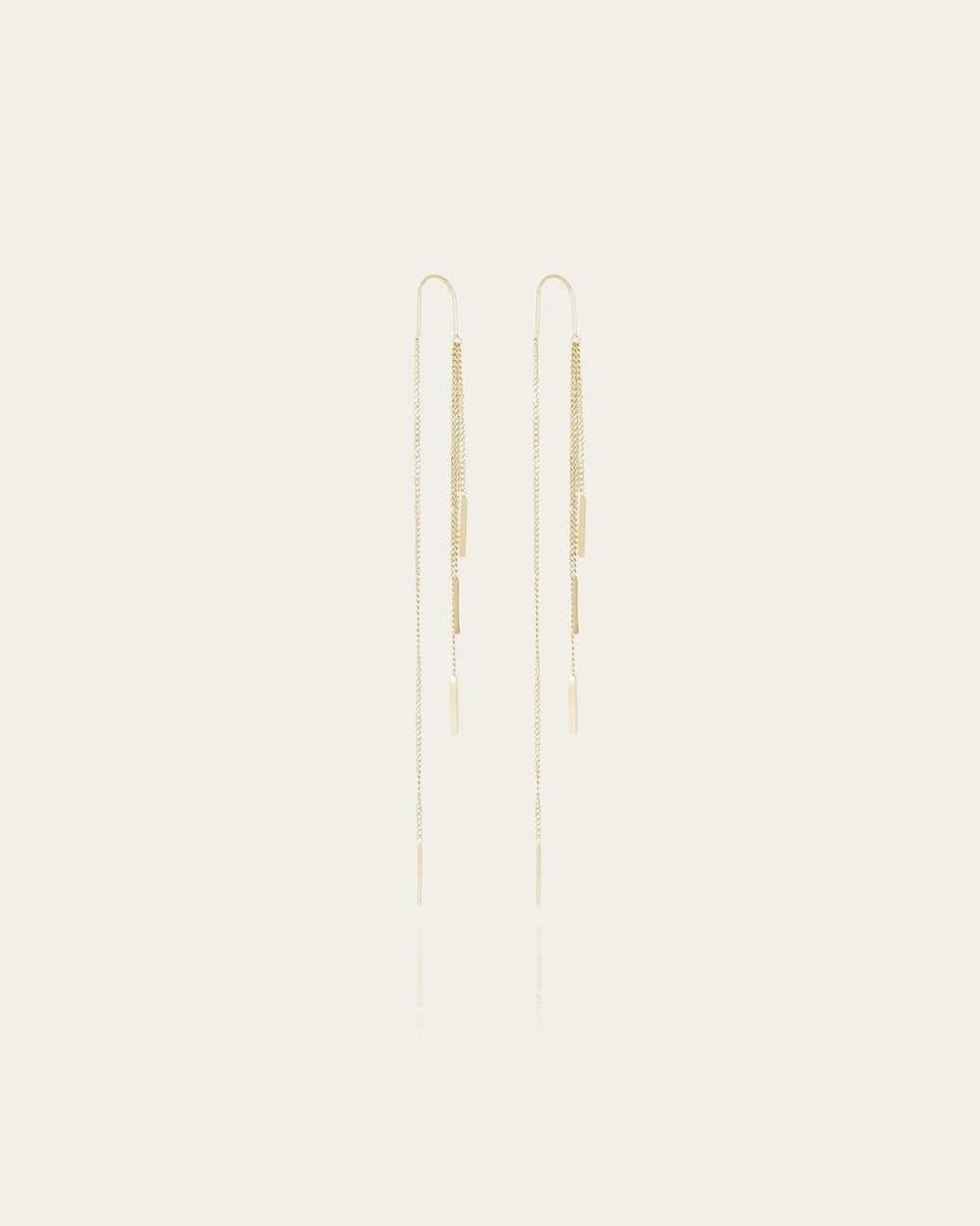 Boucles d'oreilles Bonito (Acier doré)