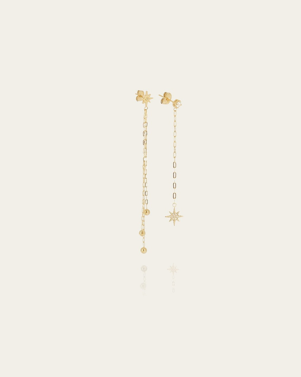 Boucles d'oreilles Calama (Acier doré)