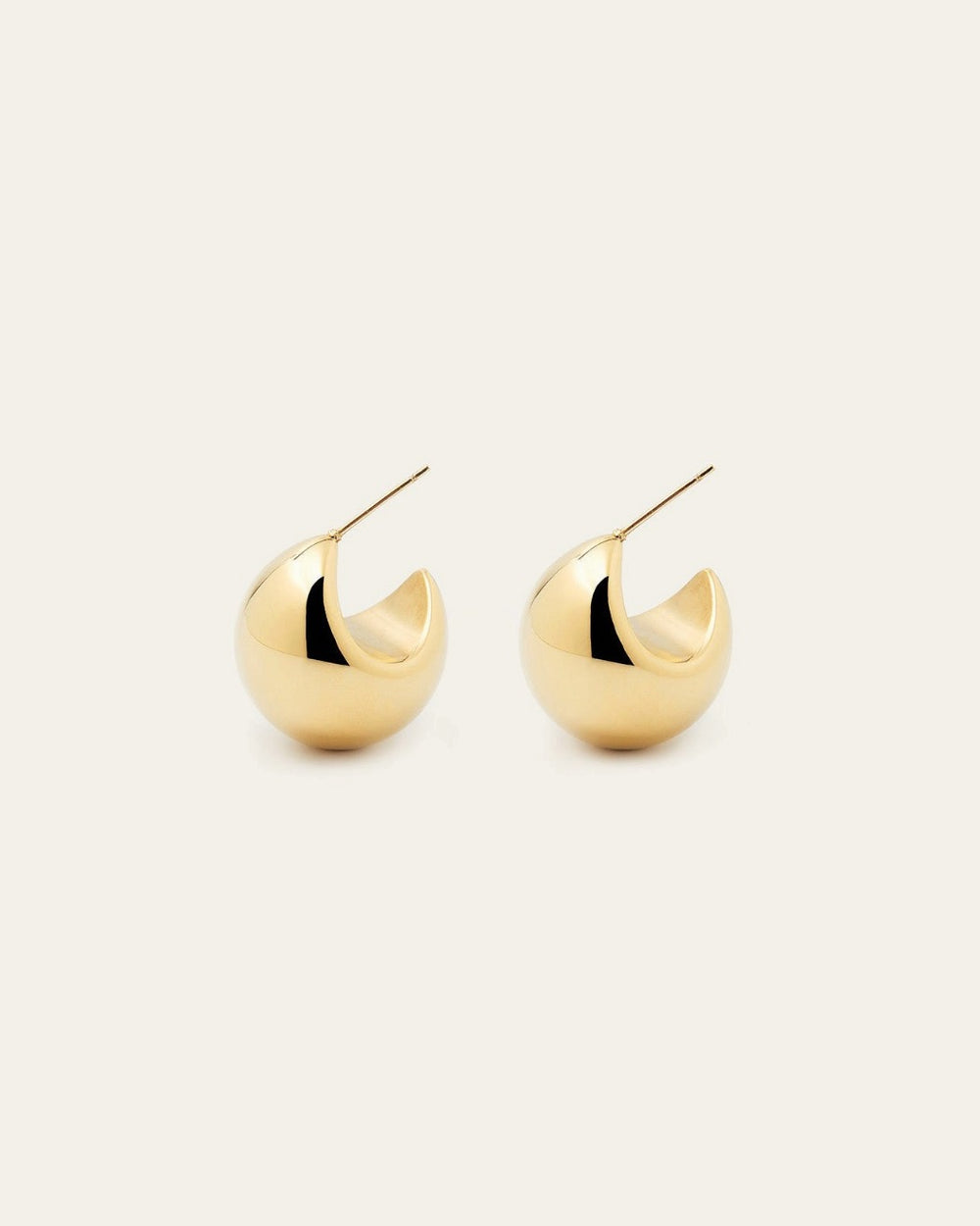 Boucles d'oreilles Elea (Acier doré)