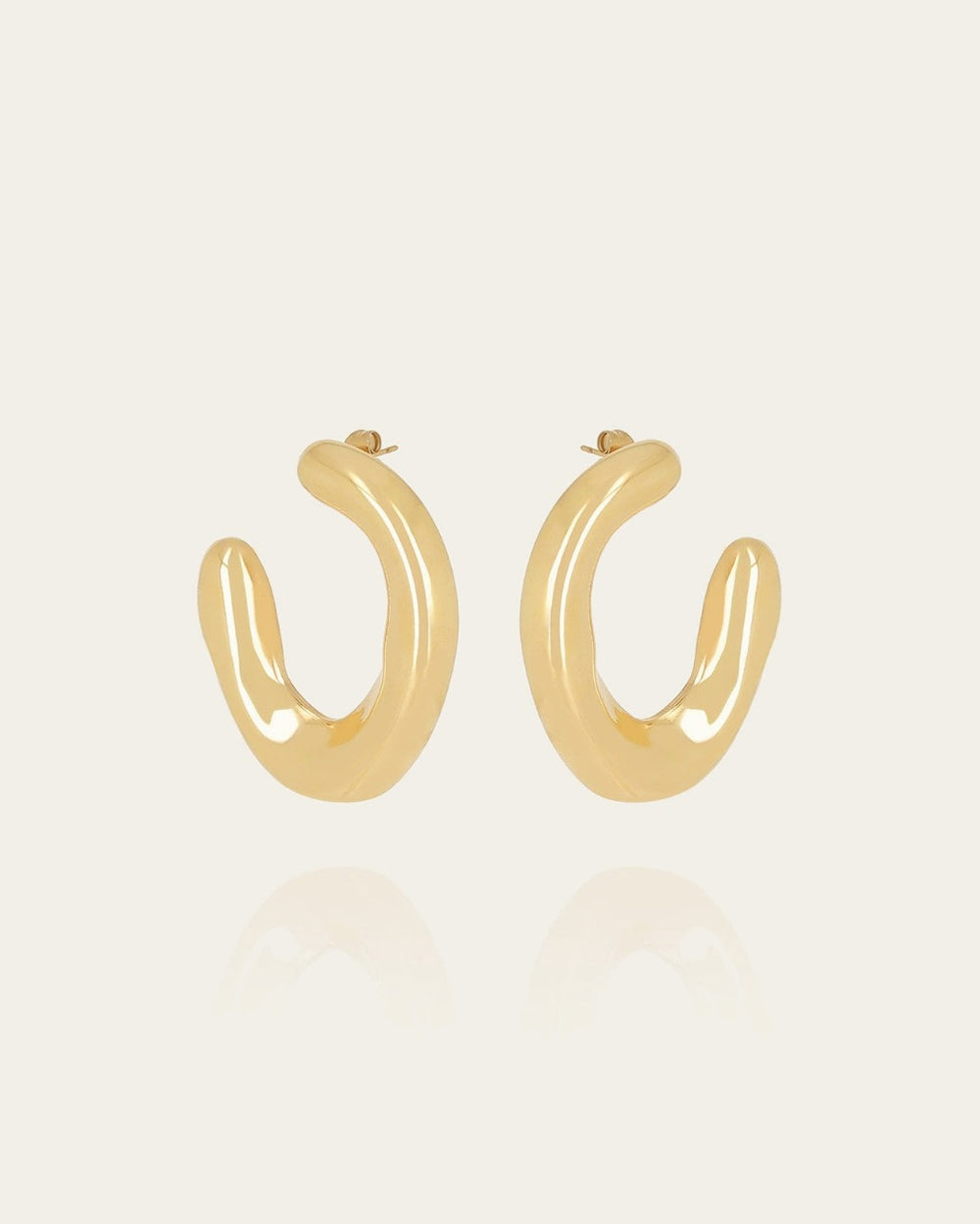 Boucles d'oreilles Tancredi (Acier doré)