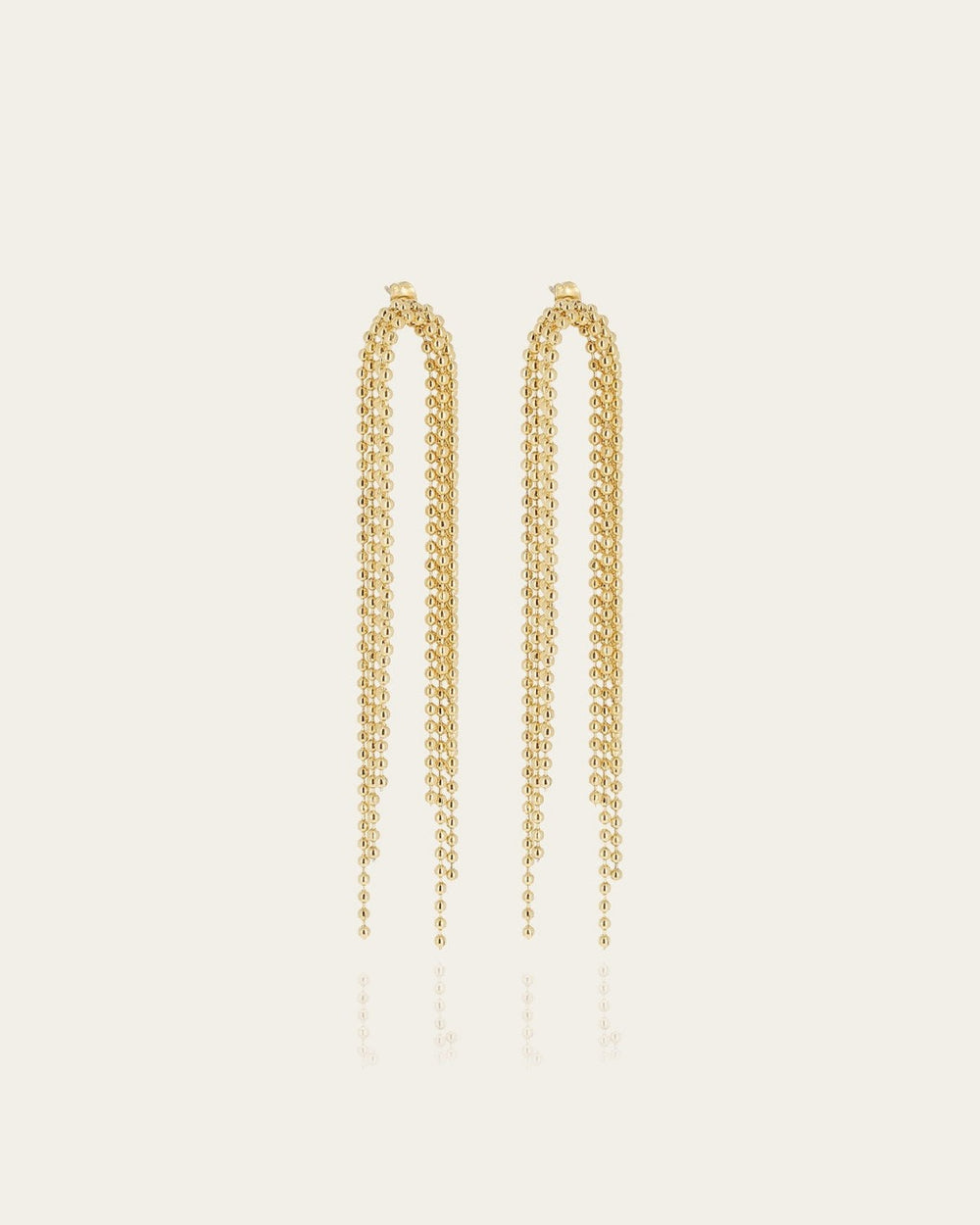 Boucles d'oreilles Judy (Acier doré)
